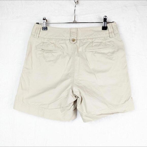 Eddie Bauer Mercer Fit Khaki Chino Shorts 2 Tan 100% Cotton - Picture 2 of 8